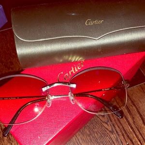 Cartier Rose ombré Wood Buffalo sunglasses